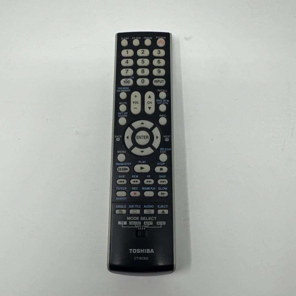 Used CT-90302 Replace Remote for Toshiba LCD TV 26AV52U 32AV52R 42RV530 CT-90275